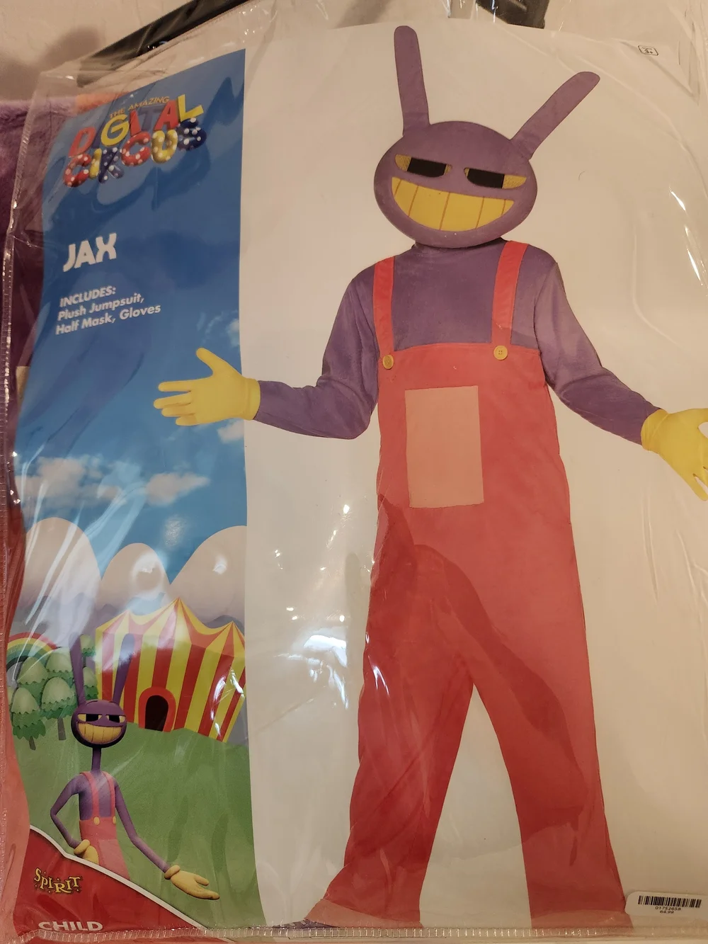 Jax The Amazing Digital Circus Kids Size Large
